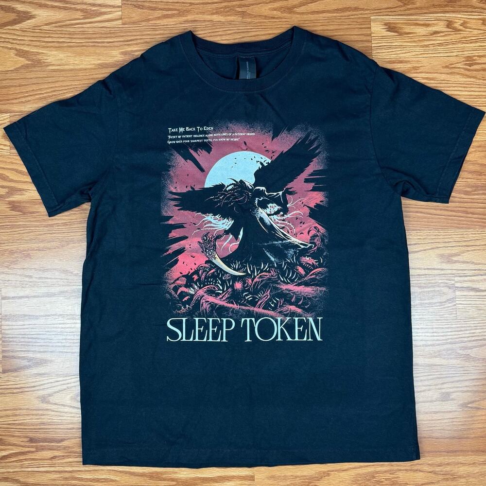 Sleep Token Teeth of God Graphic Novel Take Me Back To Eden T Shirt Large